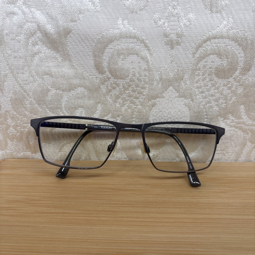 Flexon E1014 033 Gray Eyeglass Frames 54-17-140 Frame ONLY